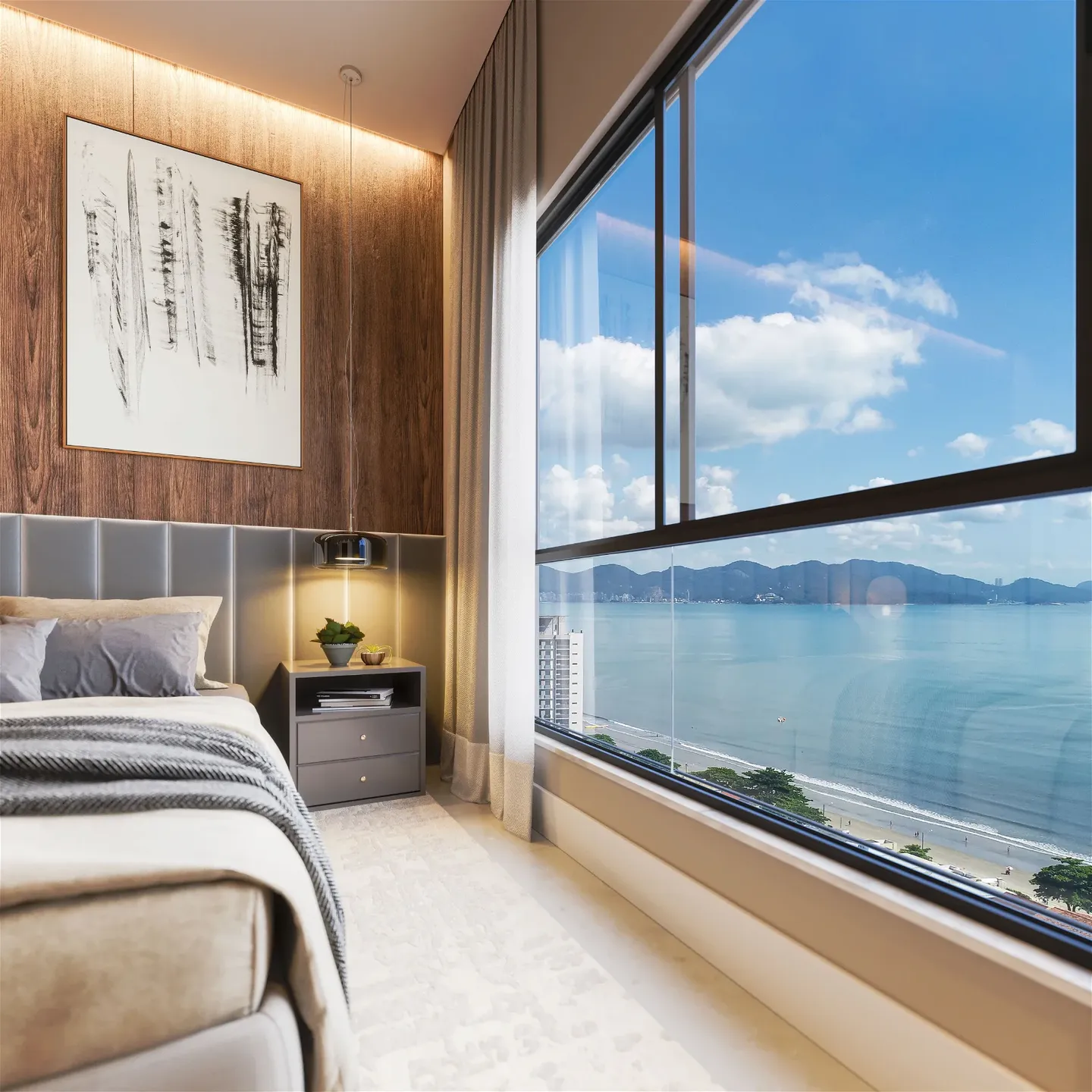 Render 3 do Thera Tower em Porto Belo SC
