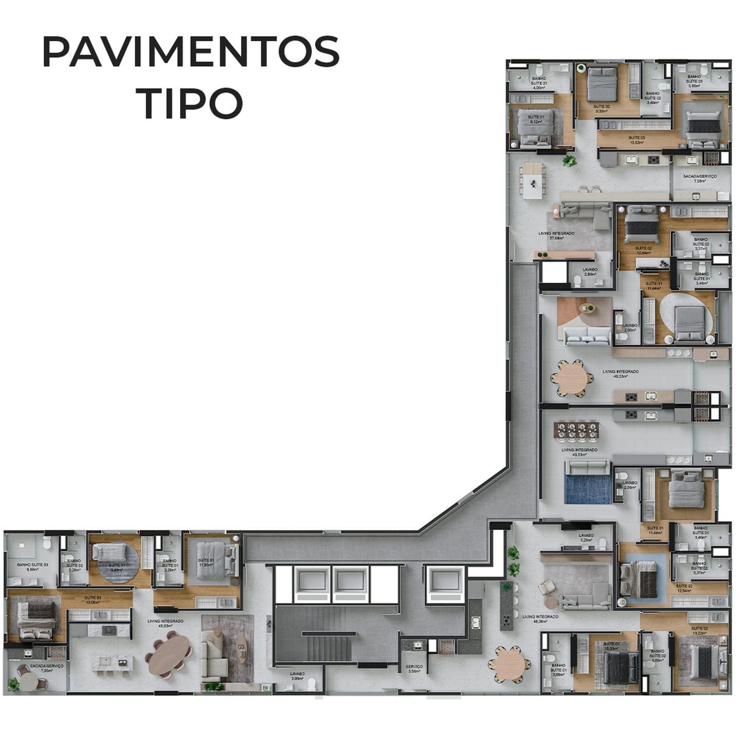 Planta 11 do Toronto Palace em Porto Belo SC