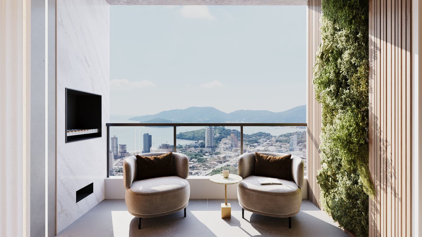 Render 3 do Torre Del Mare em Porto Belo SC