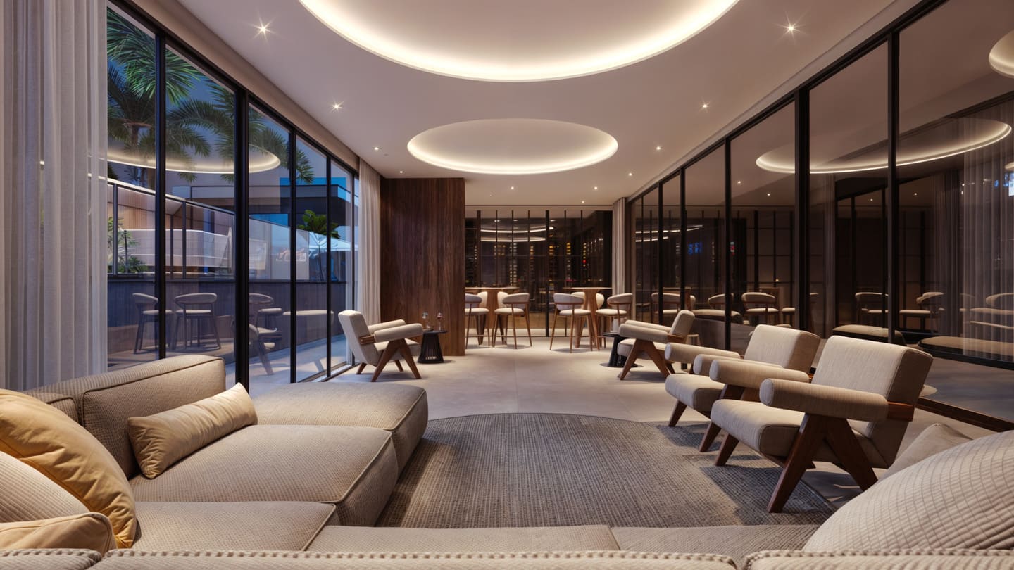 Area de lazer 7 do Triton Skyhomes em Porto Belo SC