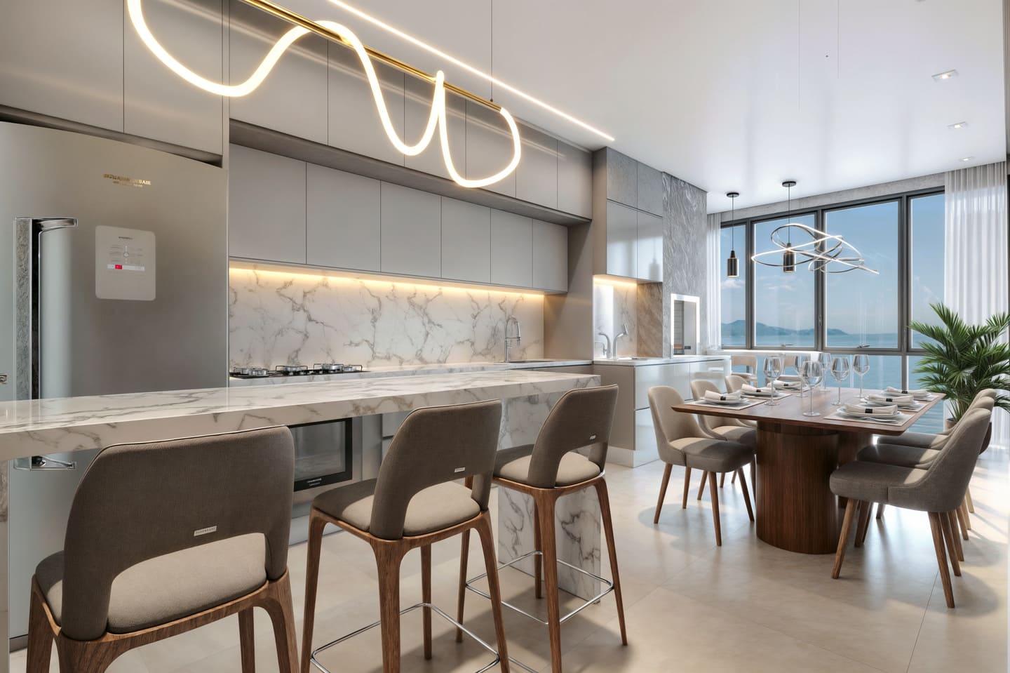 Render 8 do Triton Skyhomes em Porto Belo SC