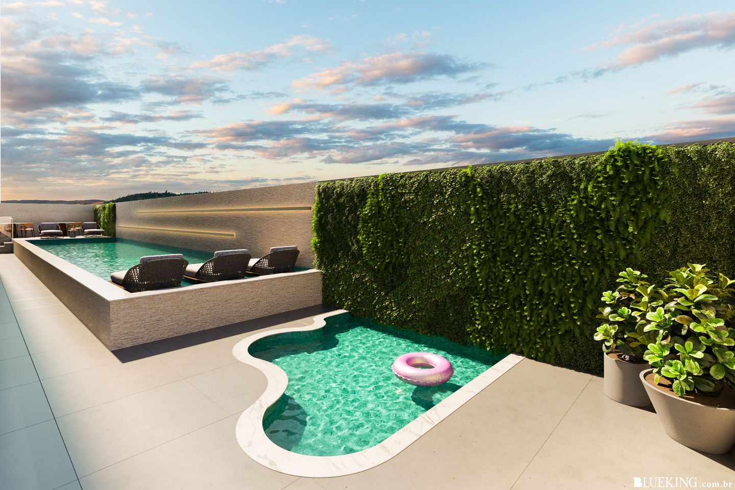Area de lazer 1 do Turin Residence em Porto Belo SC