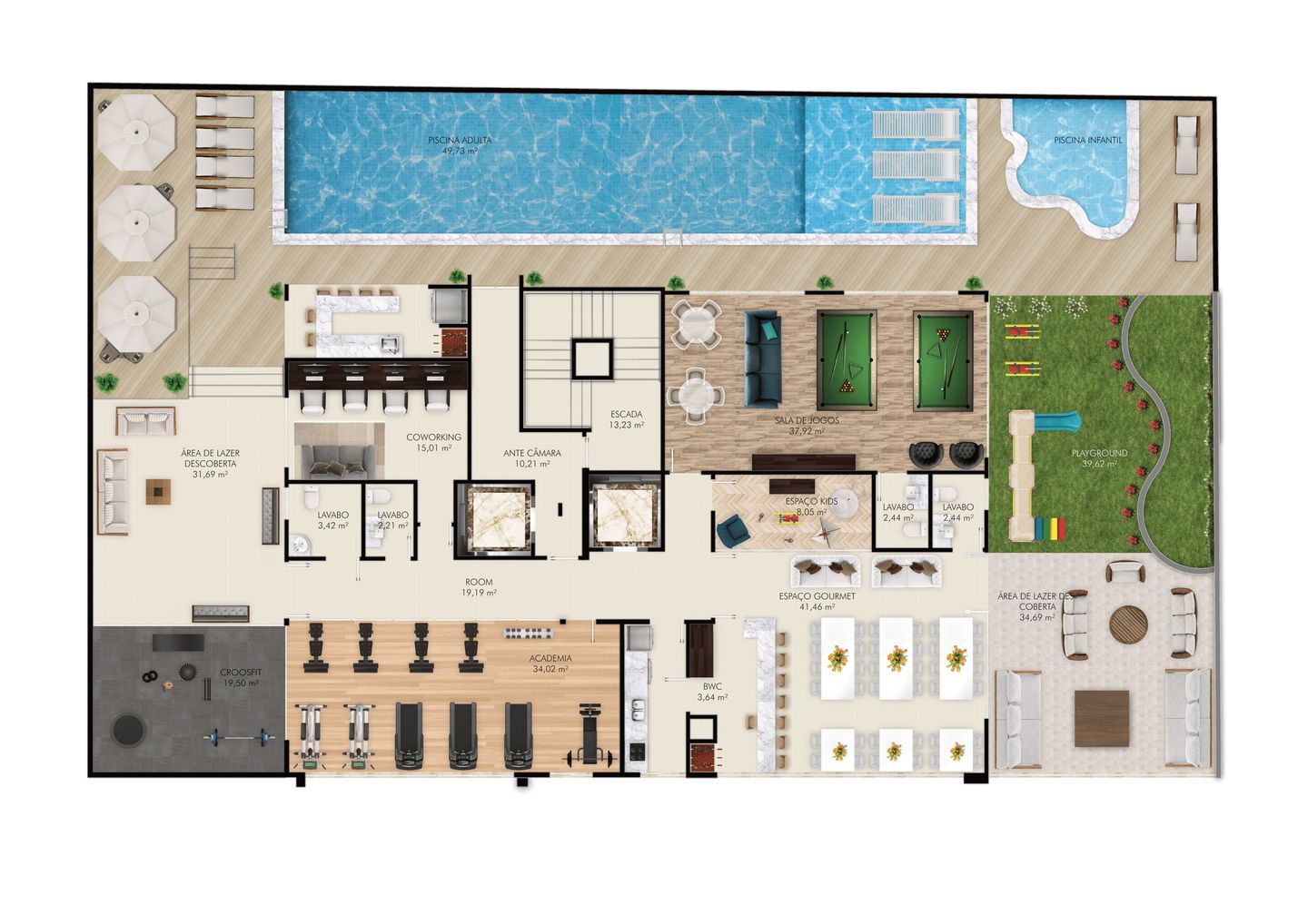 Planta 2 do Turin Residence em Porto Belo SC