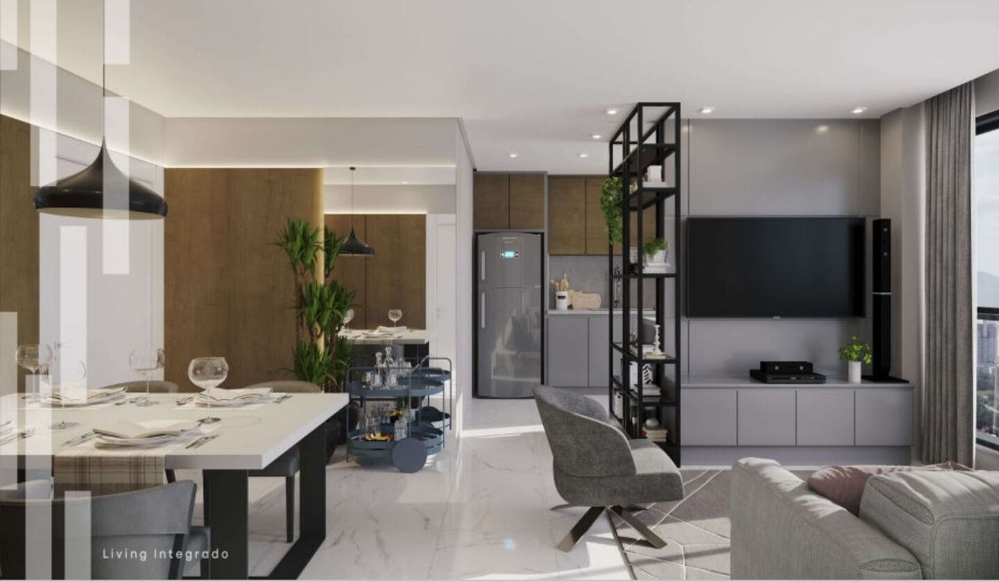 Render 3 do Union Tower em Porto Belo SC