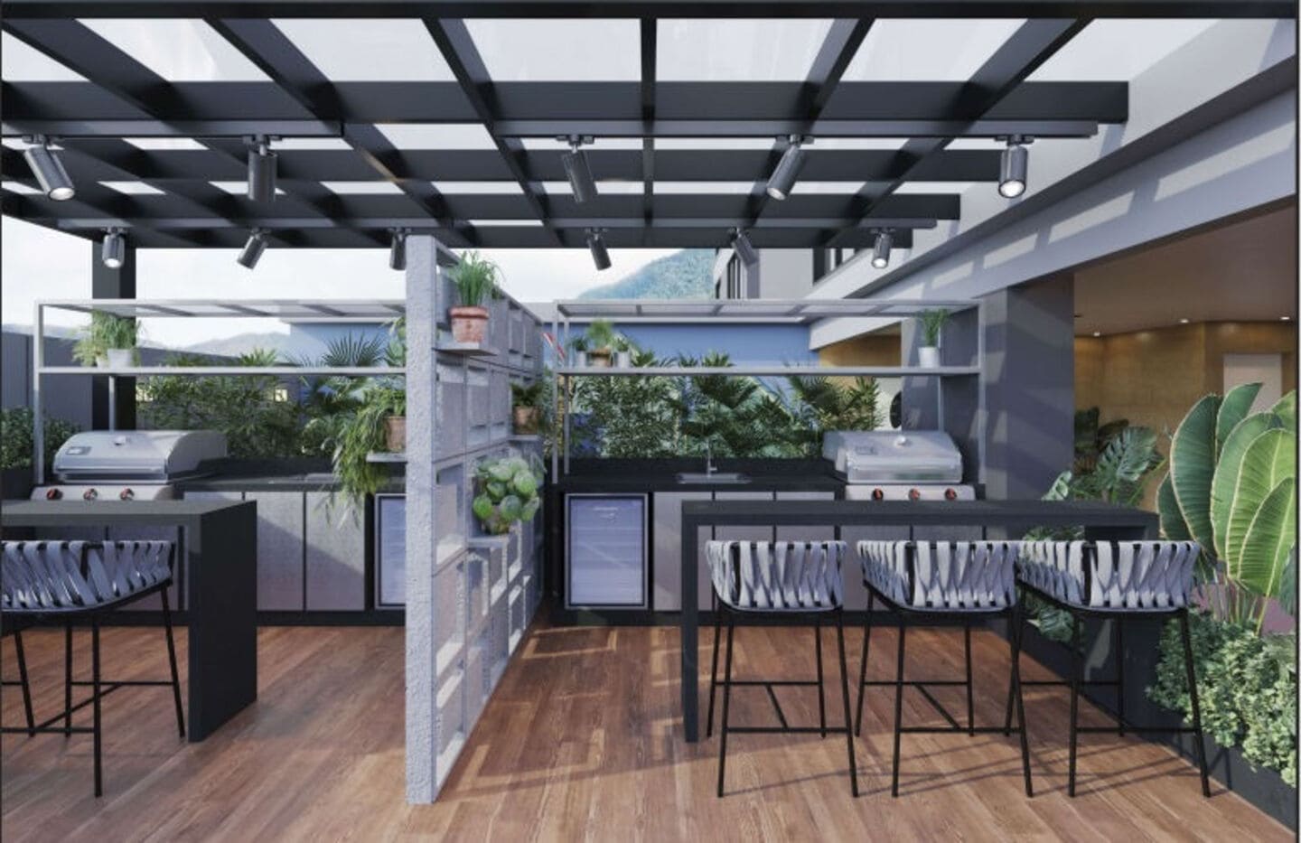 Render 1 do Union Tower em Porto Belo SC
