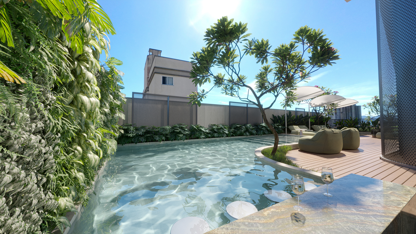 Area de lazer 2 do Vortex Tower em Porto Belo SC
