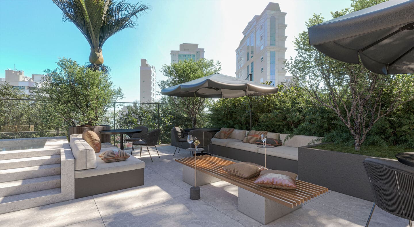 Area de lazer 4 do Vega Apartments em Porto Belo SC