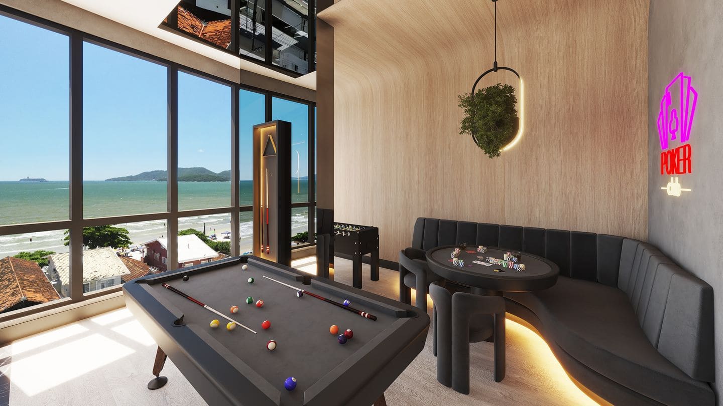 Area de lazer 14 do Wine Tower em Porto Belo SC