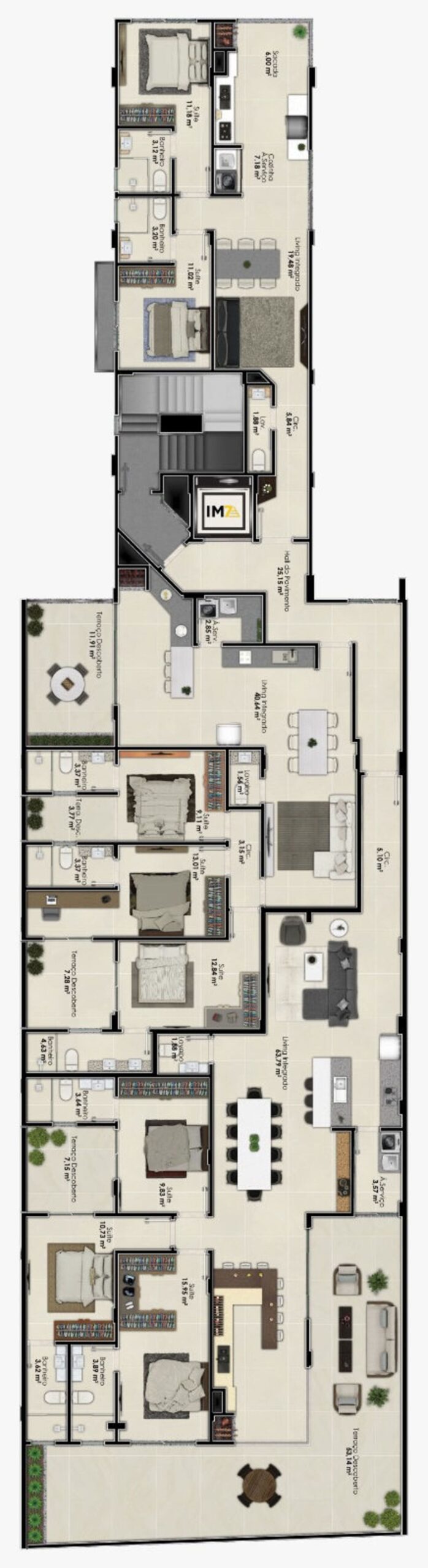 Planta 7 do Zephyros em Porto Belo SC