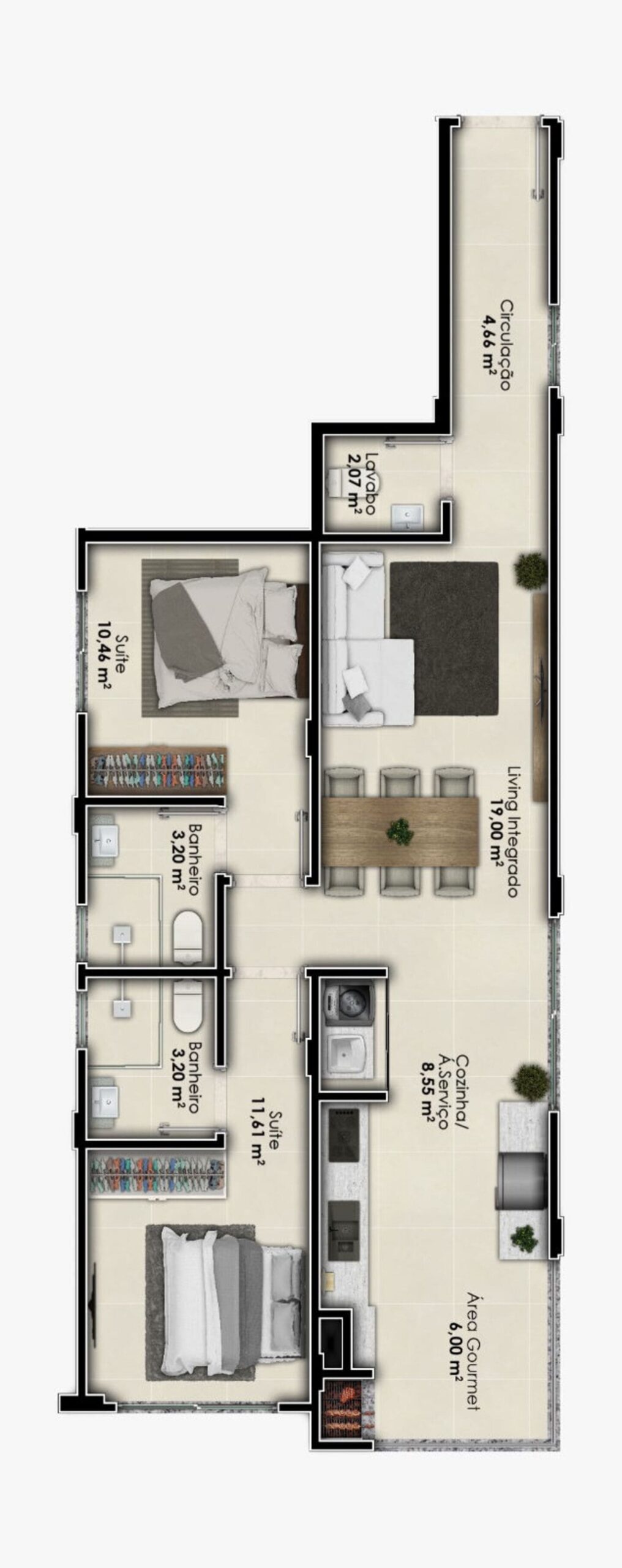 Planta 4 do Zephyros em Porto Belo SC