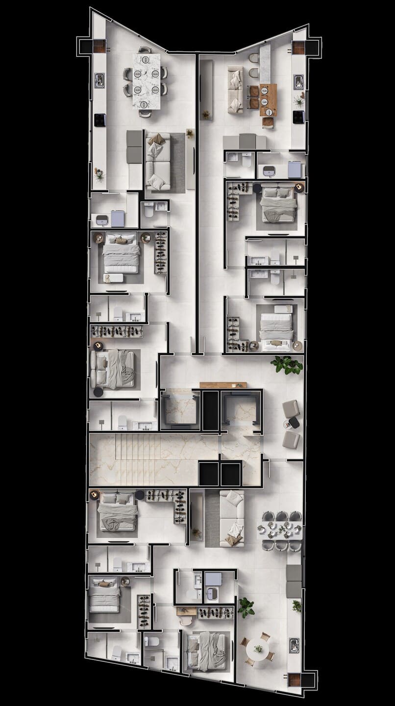 Render 3 do Indianapolis Residence em Porto Belo SC