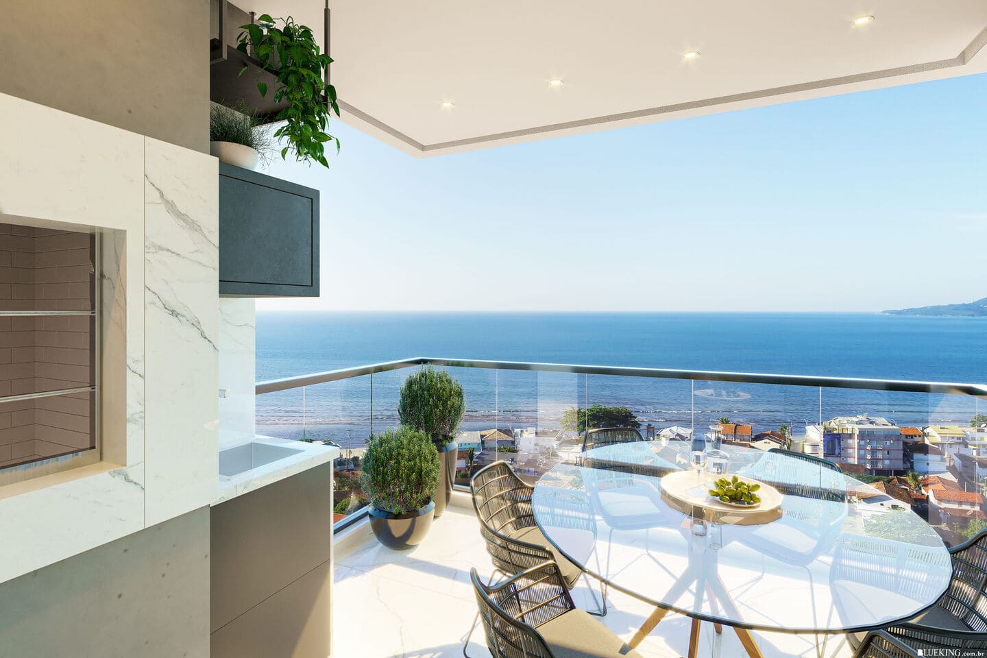 Render 1 do Selent Sunrise Residence em Porto Belo SC