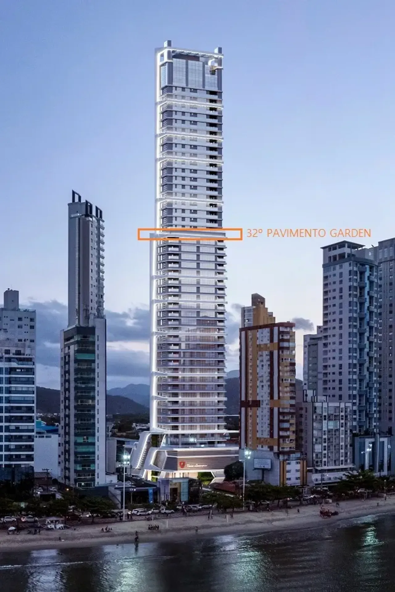 Apartamento Garden suspenso Edifício Tonino Lamborghini com 4 suítes em Balneário Camboriú — foto 13