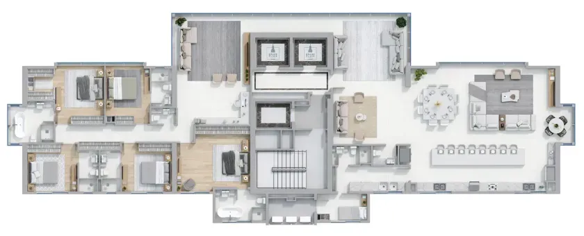 Apartamento no Edifício Gran Place Tower com 4 dormitório em Balneário Camboriú — foto 39