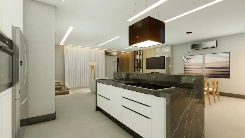 Casa com 2 suítes e 1 suíte master com 2 vagas de garagem na região de Camboriú/SC — foto 3
