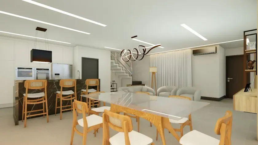 Casa com 2 suítes e 1 suíte master com 2 vagas de garagem na região de Camboriú/SC — foto 2
