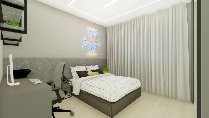Casa com 2 suítes e 1 suíte master com 2 vagas de garagem na região de Camboriú/SC — foto 13