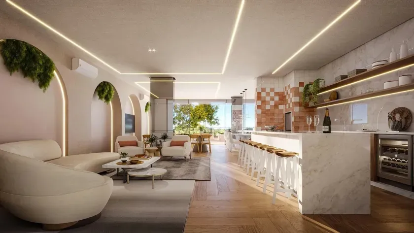 Apartamento na planta com 2 dormitórios sendo 1 suíte e 1 vaga de garagem na Praia Brava — foto 8