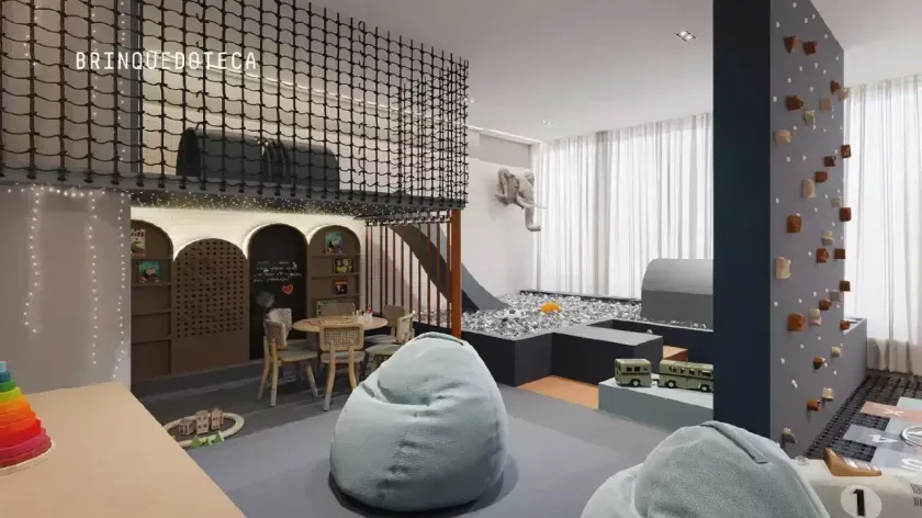 Loft Duplex com 1 suíte e 2 vagas de garagem na praia brava. — foto 4