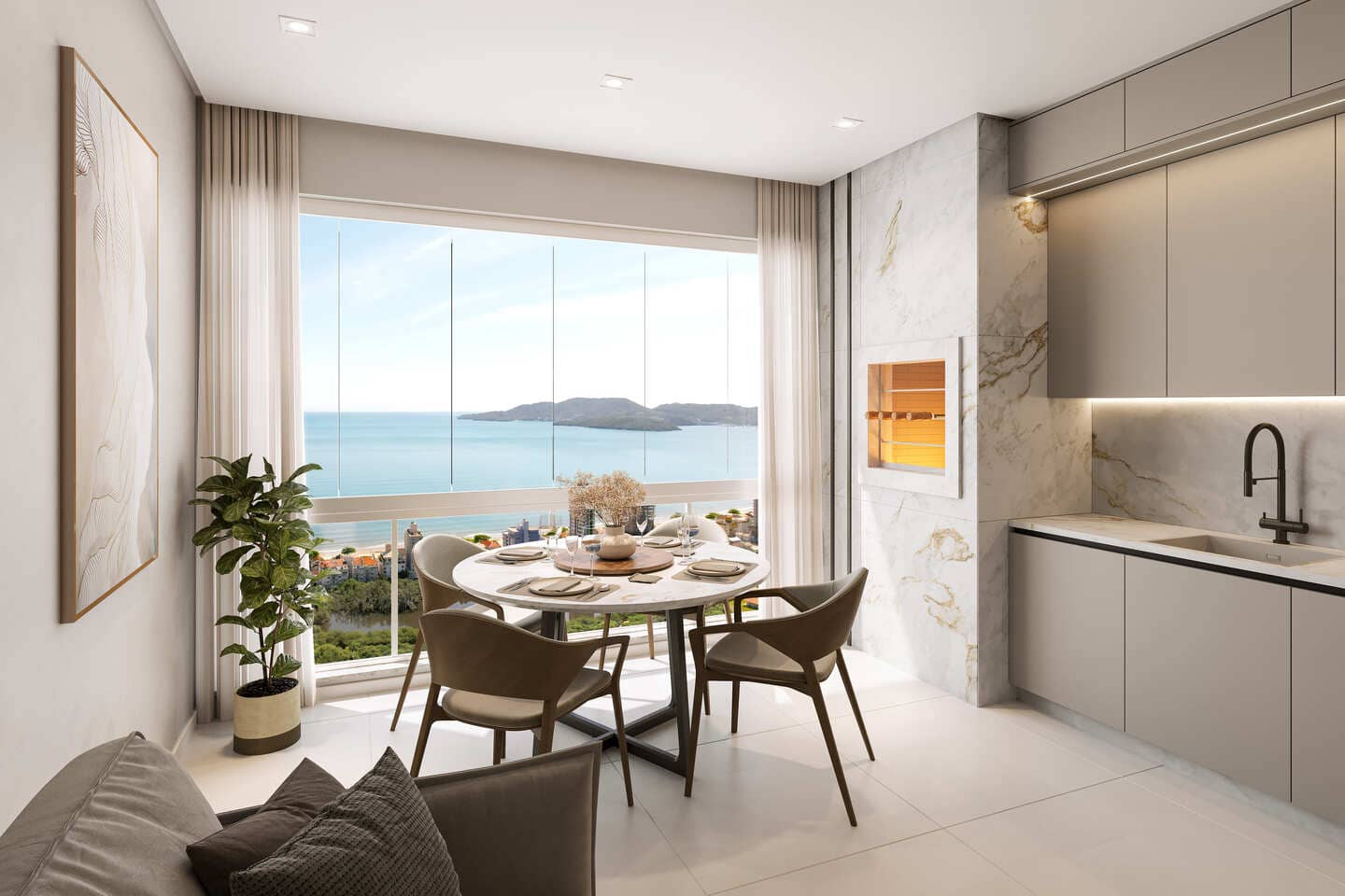 Render 4 do AP Towers Porto Belo em Porto Belo SC