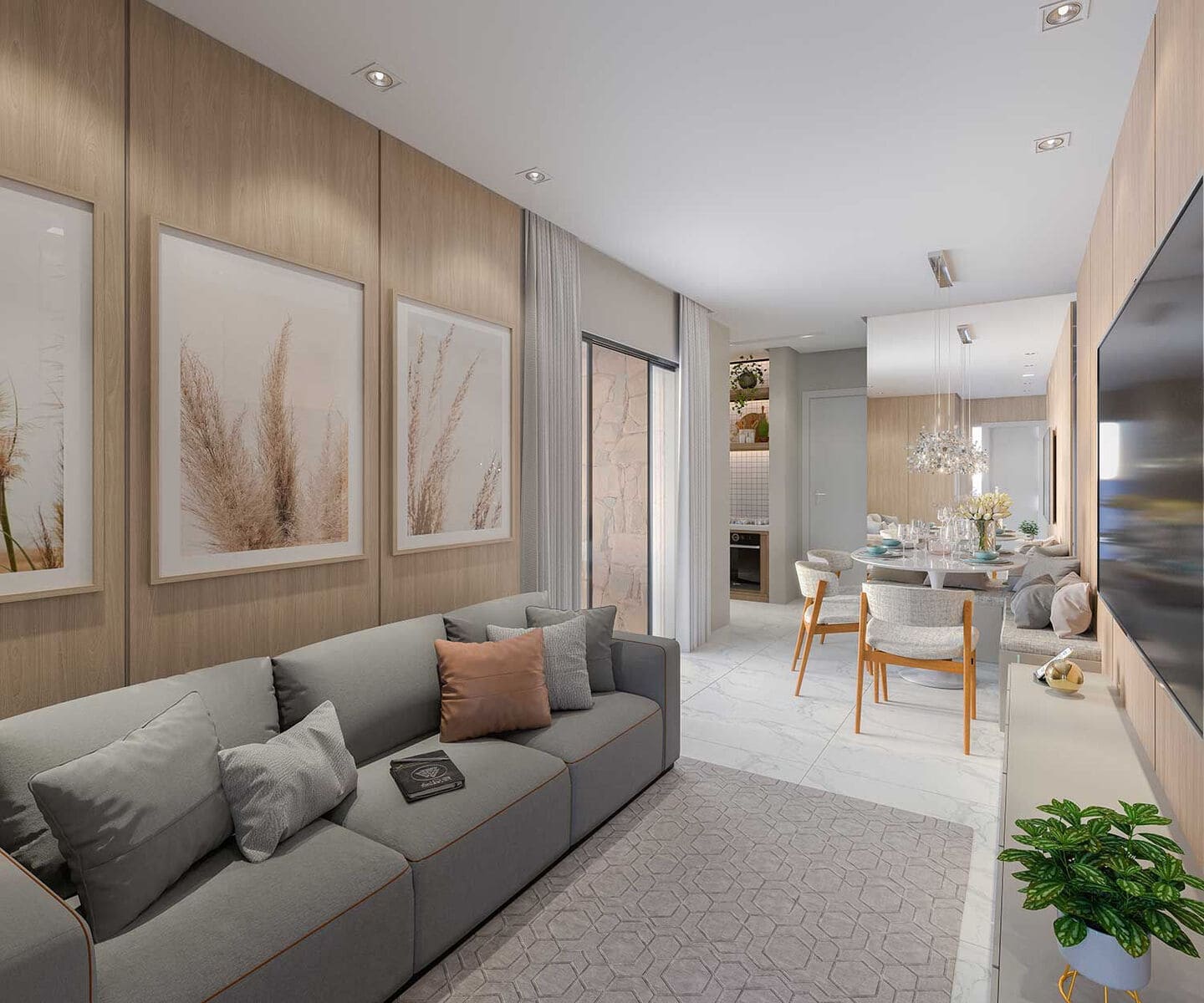 Render 2 do Ammbar Residence em Porto Belo SC