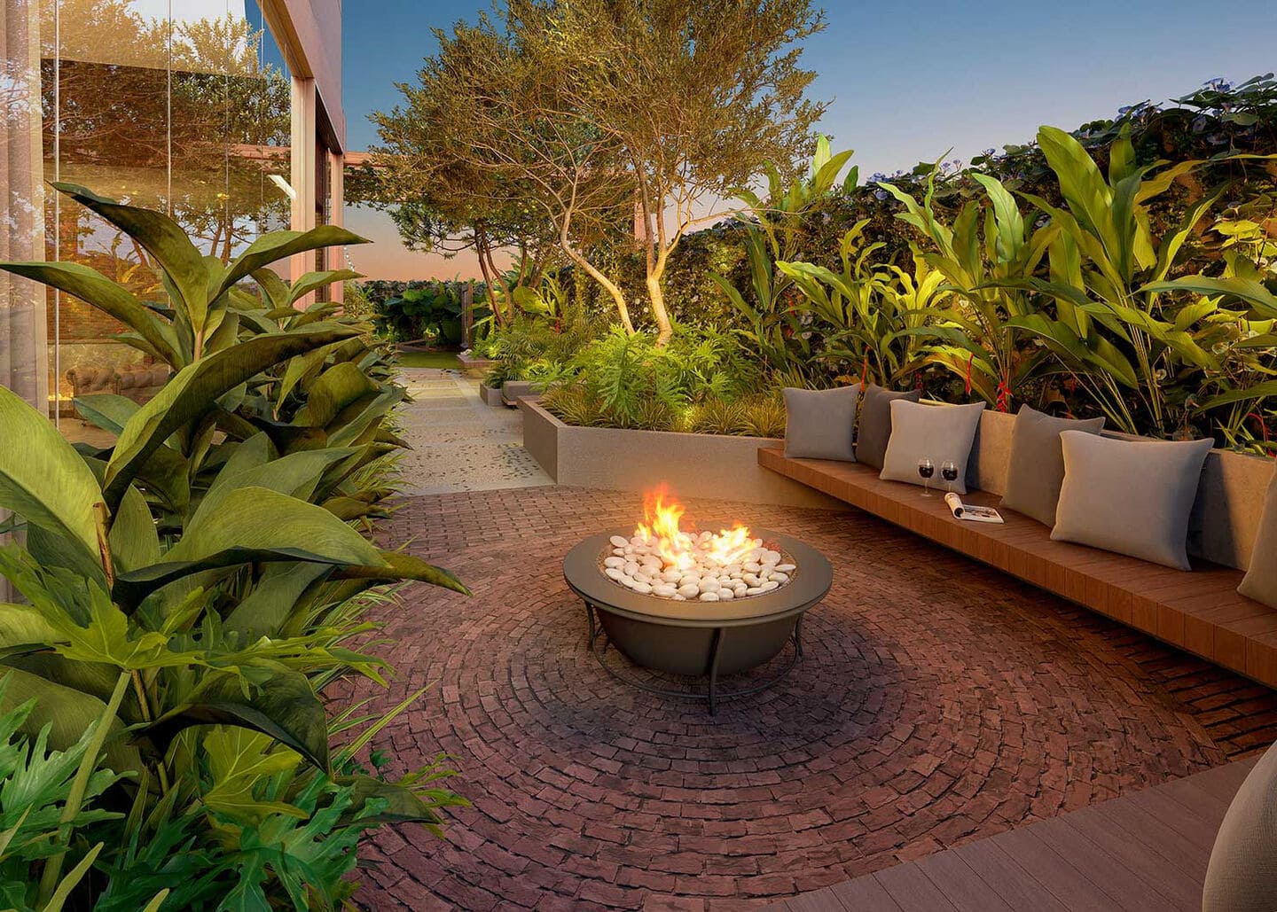 Area de lazer 2 do Ammbar Residence em Porto Belo SC