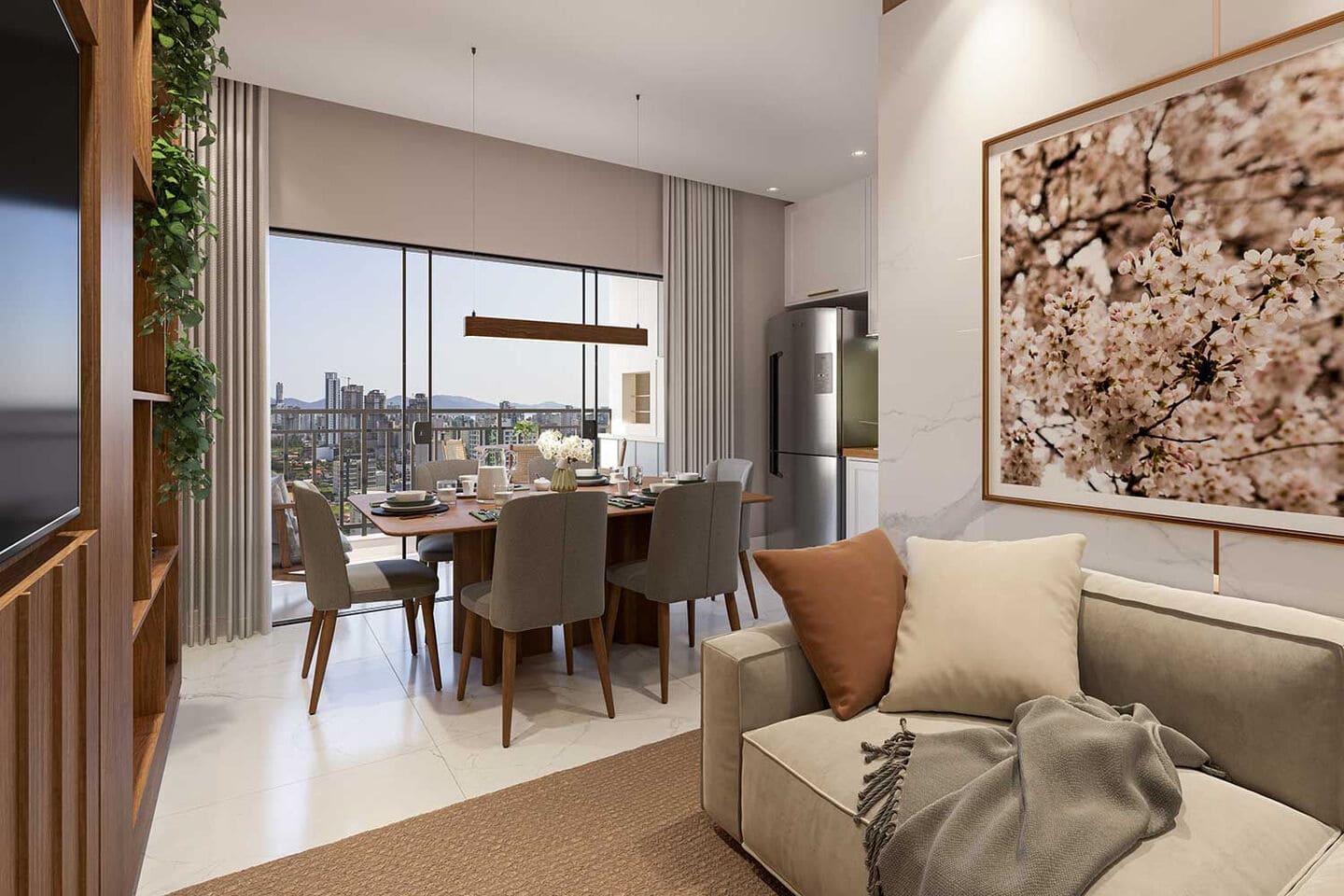 Render 3 do Ammbar Residence em Porto Belo SC