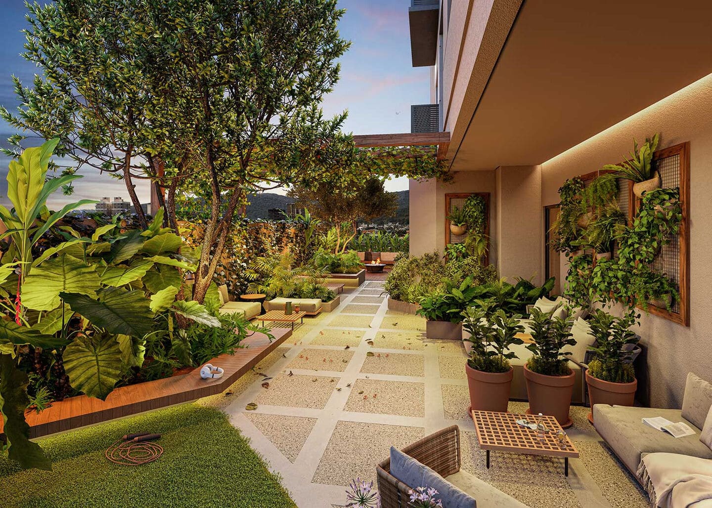 Area de lazer 3 do Ammbar Residence em Porto Belo SC