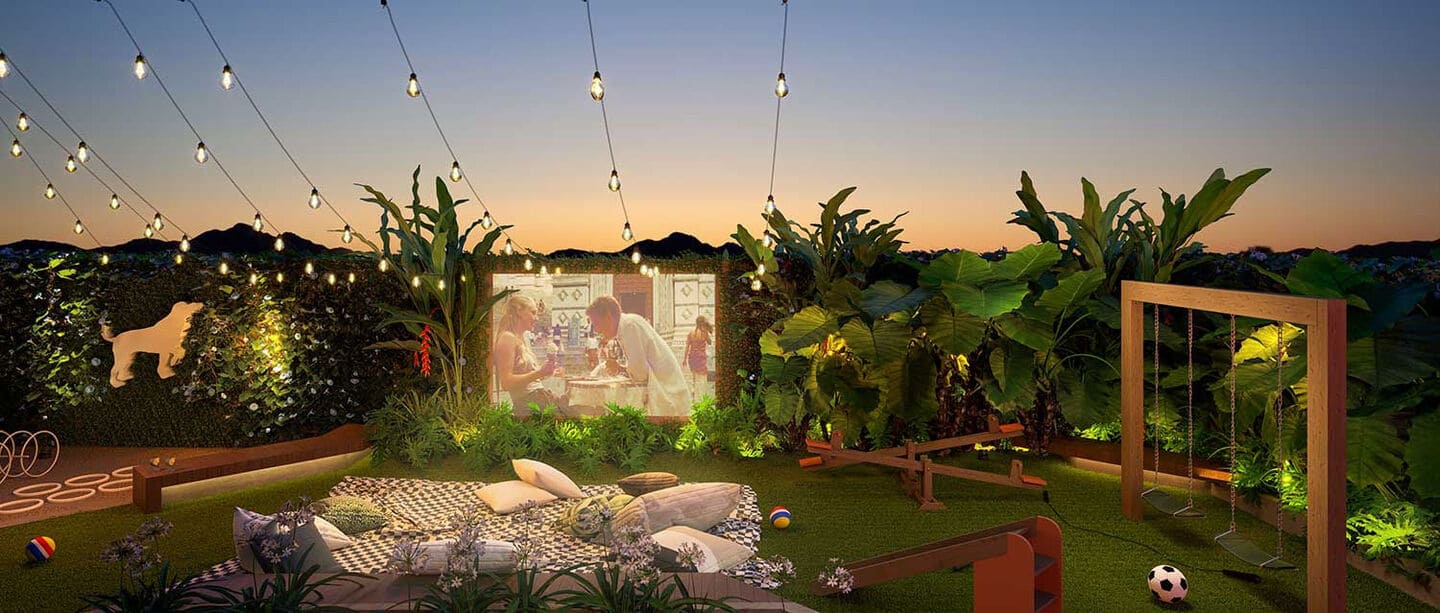 Area de lazer 1 do Ammbar Residence em Porto Belo SC
