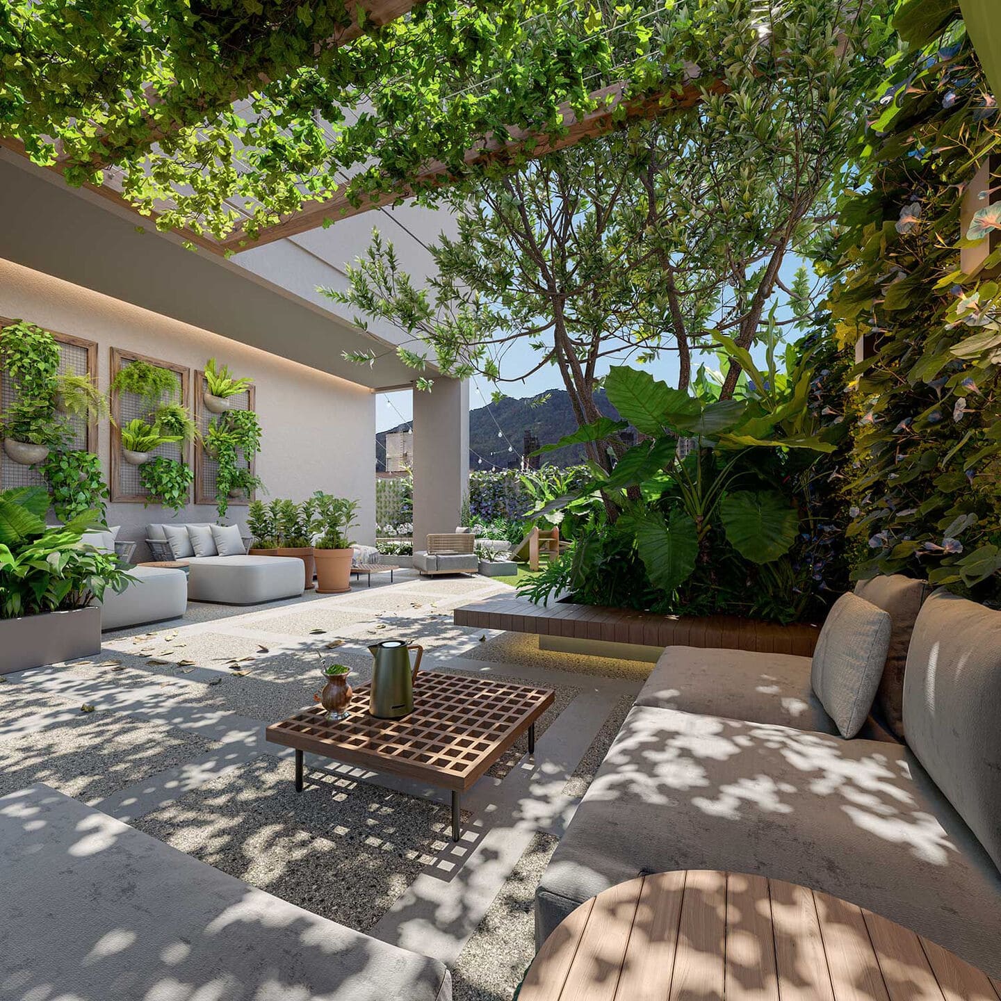 Area de lazer 4 do Ammbar Residence em Porto Belo SC