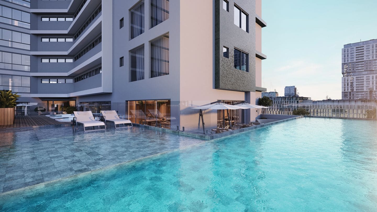 Render 1 do Amouge Residence em Porto Belo SC