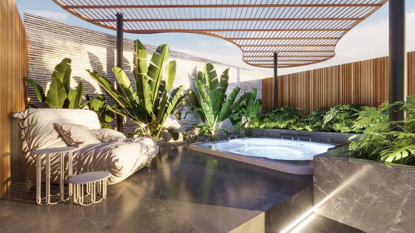 Area de lazer 3 do Arpoador Residence em Porto Belo SC