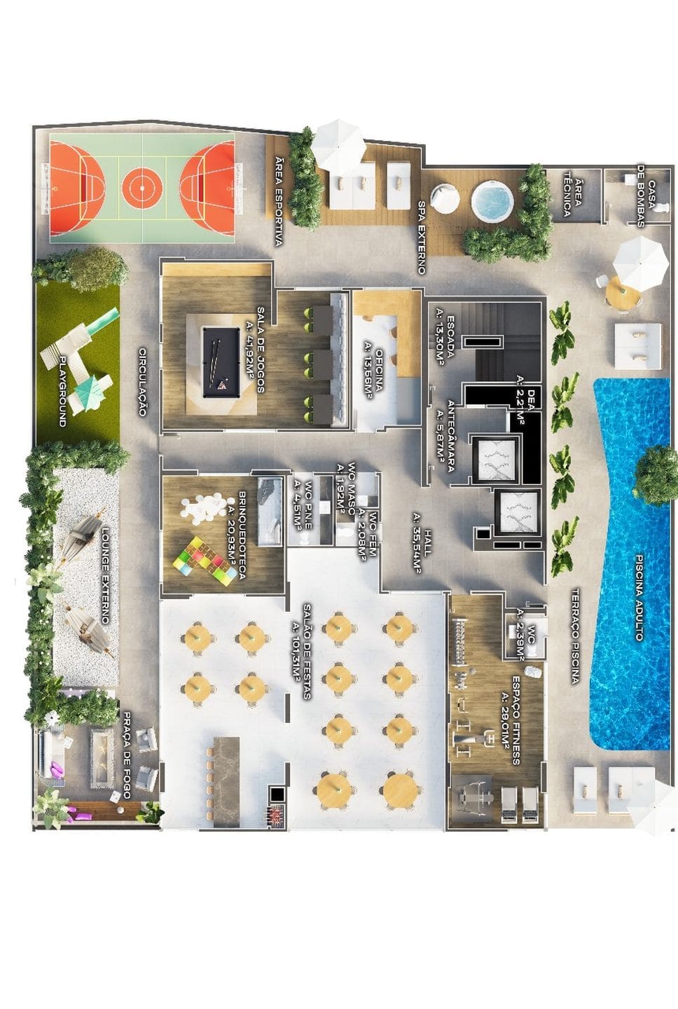 Planta 2 do Arpoador Residence em Porto Belo SC