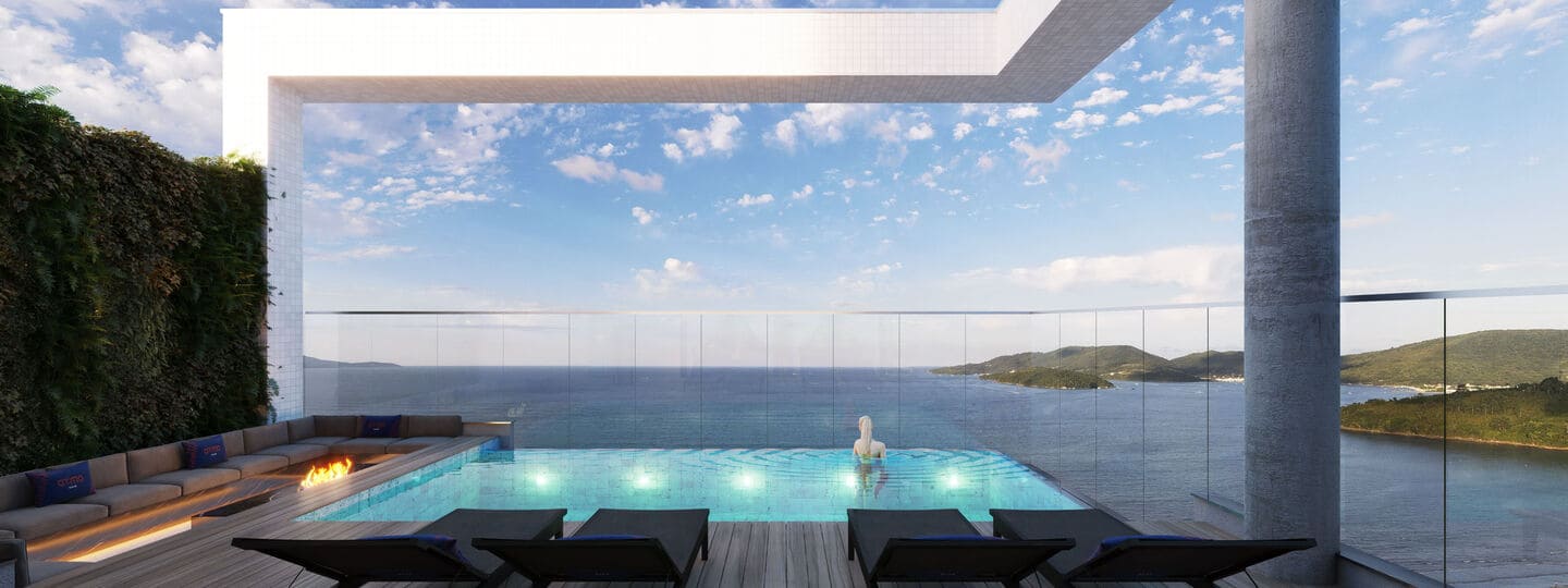 Render 1 do Atmo Haus em Porto Belo SC