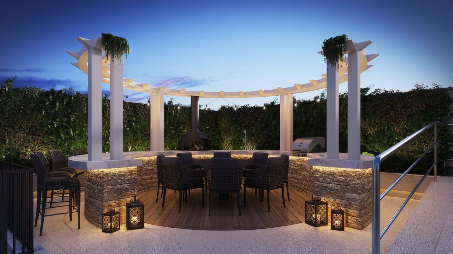 Area de lazer 5 do Atmo Haus em Porto Belo SC