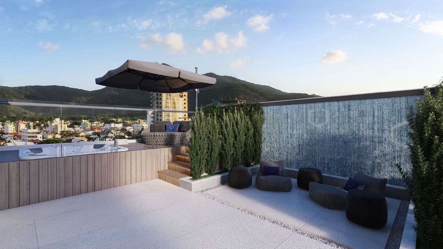 Area de lazer 4 do Atmo Haus em Porto Belo SC