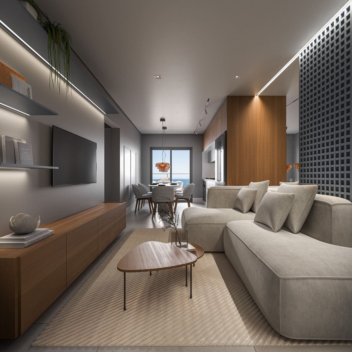 Render 2 do Aurum Tower em Porto Belo SC