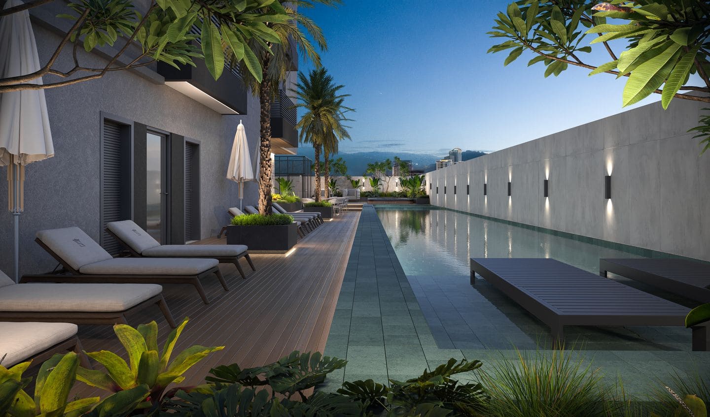 Render 1 do Aurum Tower em Porto Belo SC