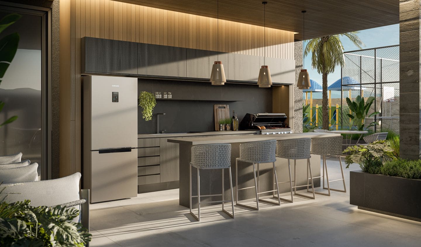 Render 5 do Aurum Tower em Porto Belo SC