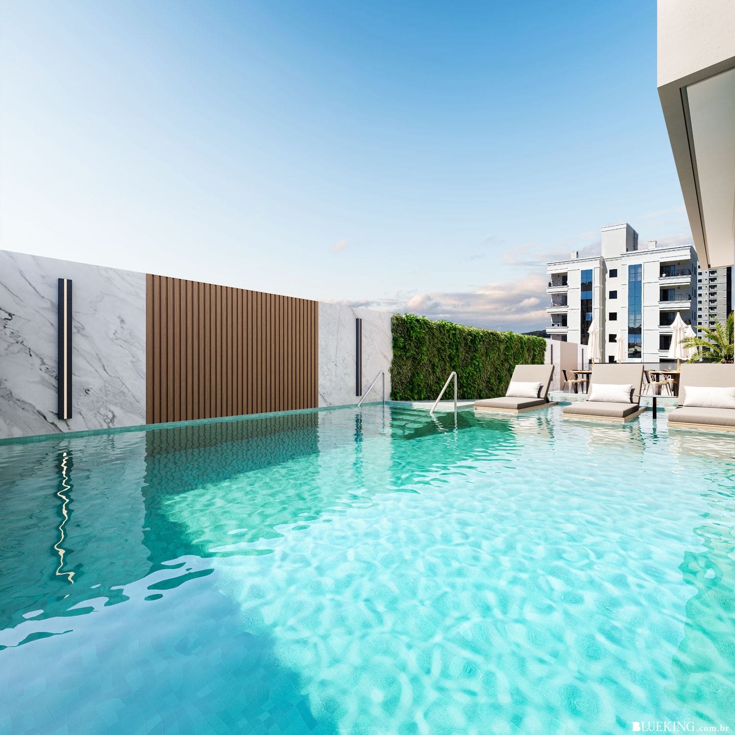 Render 1 do Beach Tower em Porto Belo SC