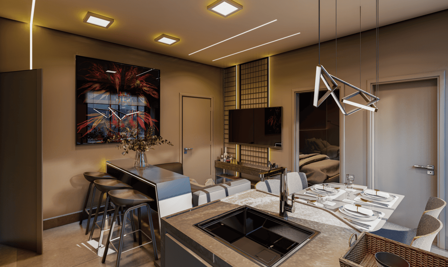 Render 11 do Bravie Residence em Porto Belo SC