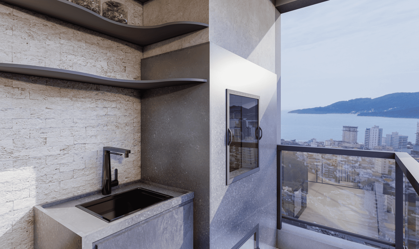 Render 12 do Bravie Residence em Porto Belo SC