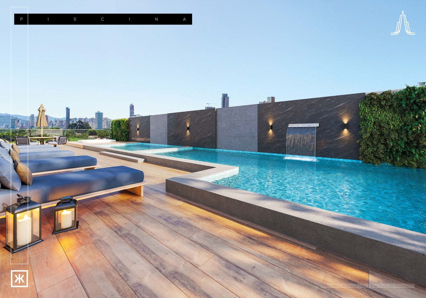 Area de lazer 4 do Calabria Residence em Porto Belo SC