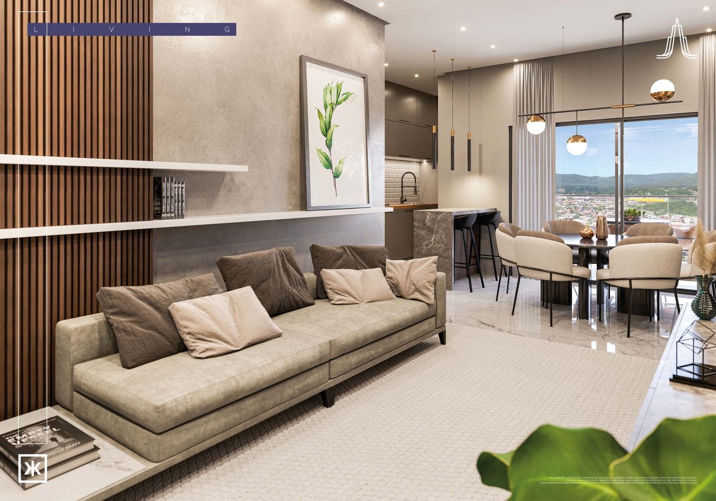 Render 2 do Calabria Residence em Porto Belo SC