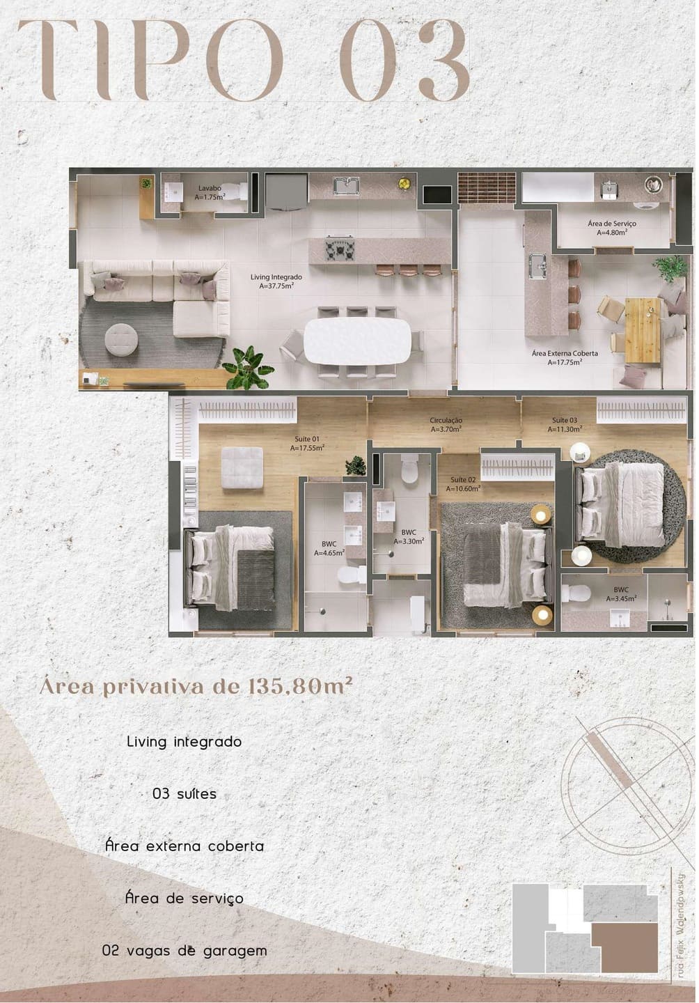 Pet place do Condado Di Petra Residence em Porto Belo SC