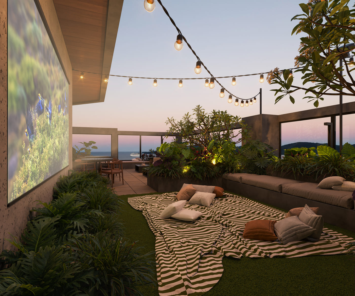 Area de lazer 5 do Due Fiori em Porto Belo SC