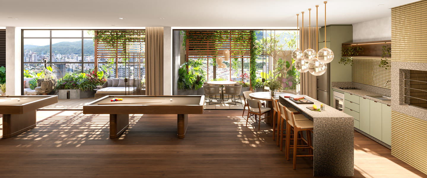 Area de lazer 11 do Due Fiori em Porto Belo SC