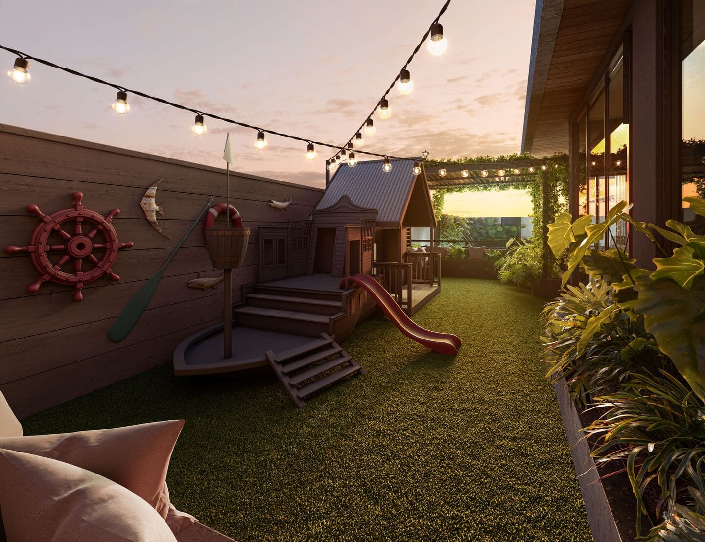 Area de lazer 8 do Due Fiori em Porto Belo SC