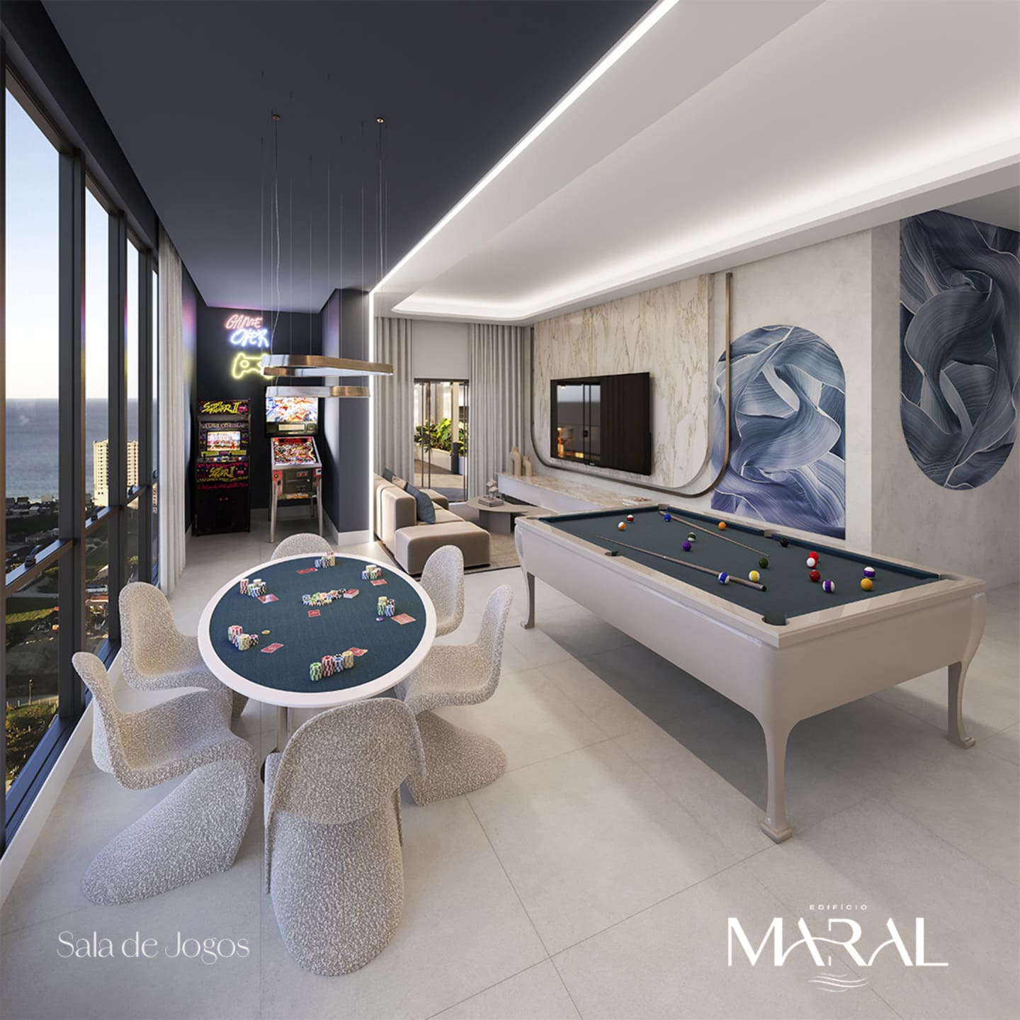 Area de lazer 4 do Edifício Maral em Porto Belo SC