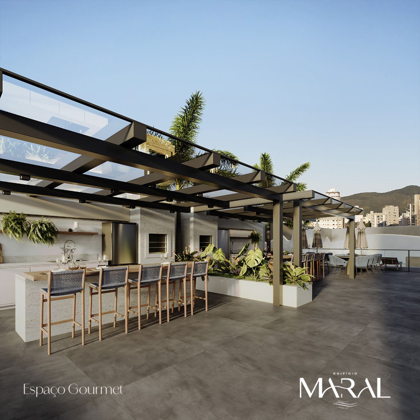 Area de lazer 1 do Edifício Maral em Porto Belo SC